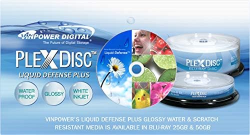 Plexdisc BD-R Liquid Defense Plus, 6x, 25GB , 25 Stück, BD-R