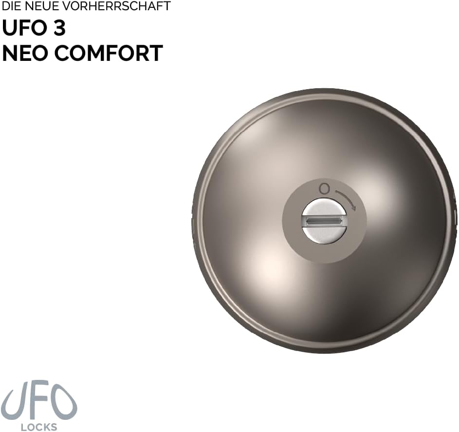 UFO MERONI SERRATURE Ufo 3 Neo Comfort Hochsicheres Diebstahlschutzschloss für Transporter und Leich