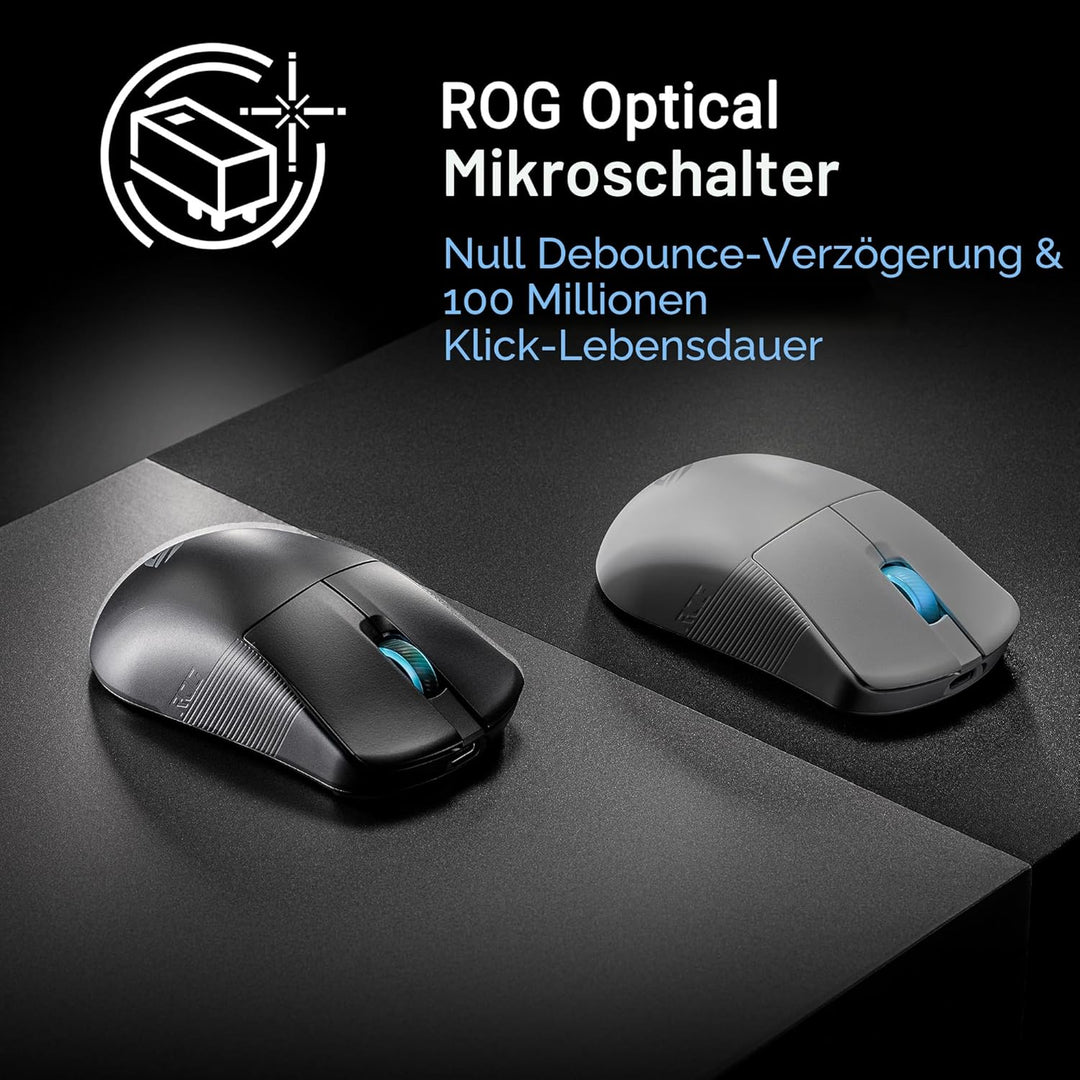 ASUS ROG Harpe Ace Mini ultraleichte E-Sport Gaming Maus (49 Gramm, ROG Micro-Switches, SpeedNova-Wi