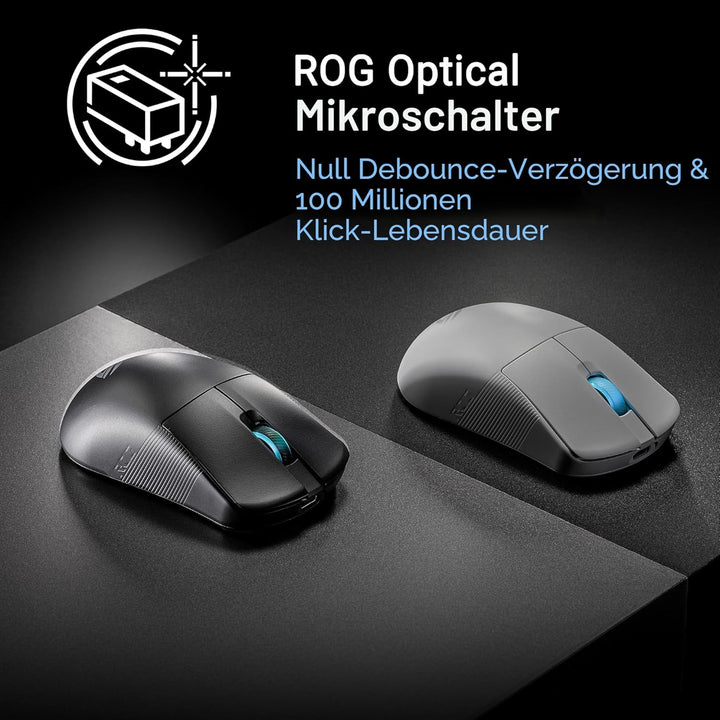 ASUS ROG Harpe Ace Mini ultraleichte E-Sport Gaming Maus (49 Gramm, ROG Micro-Switches, SpeedNova-Wi