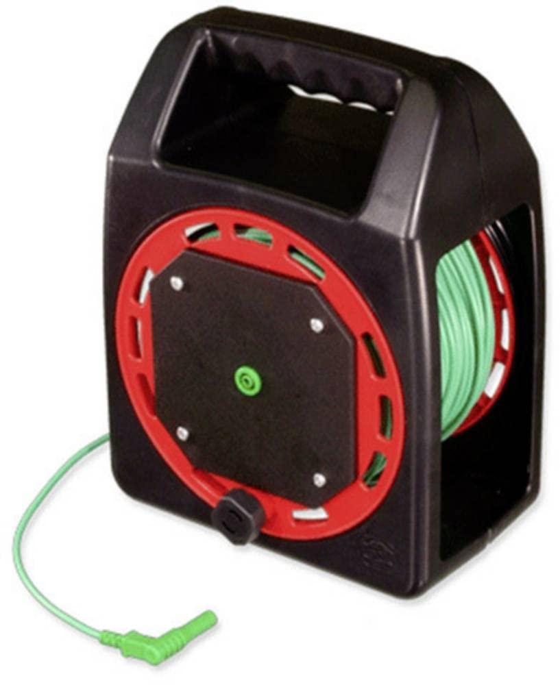 HT Instruments 2009690 TL-50MKT Verlängerung Verlängerungsleitung 50m, grün, auf praktischer Kabe