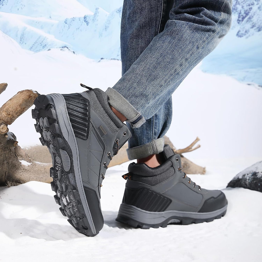 ARRIGO BELLO Winterschuhe Herren Winterstiefel Wanderstiefel Trekking Stiefel Gefüttert Warm Rutschf