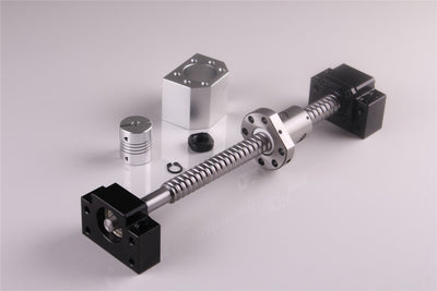 BEVDICNC Kugelumlaufspindel SFU1605 300mm Gewindespindel Edelstahl Kugelumlaufspindel mit BK12/BF12