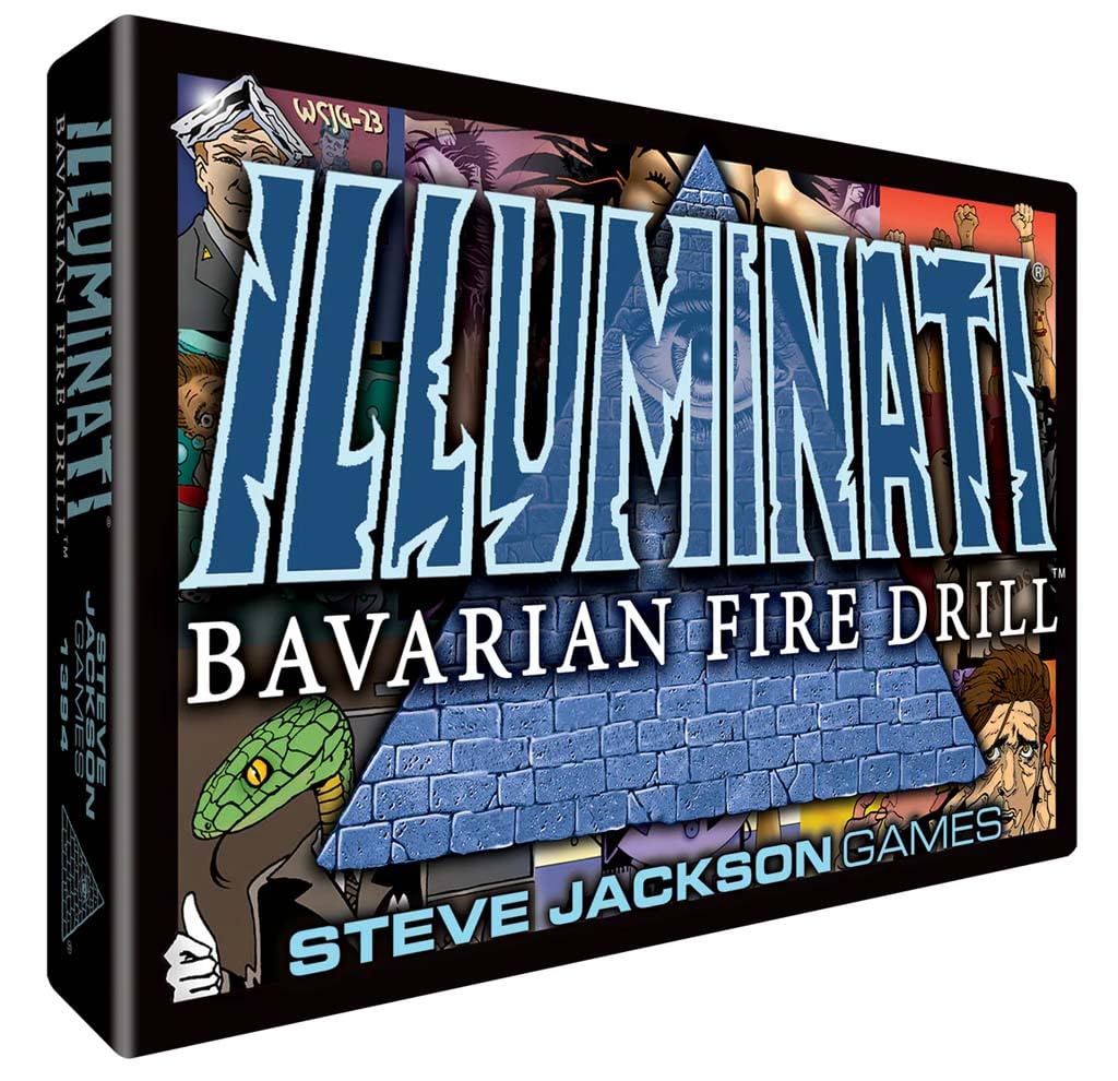 Steve Jackson Games | Illuminati: Bavarian Fire Drill Expansion | Card Game | Adds New Groups and Ar