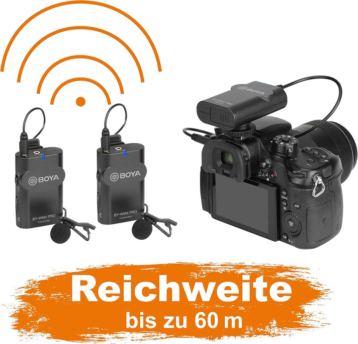 Walimex pro Boya WM4 Pro K-2 Mikrofon 3er Set