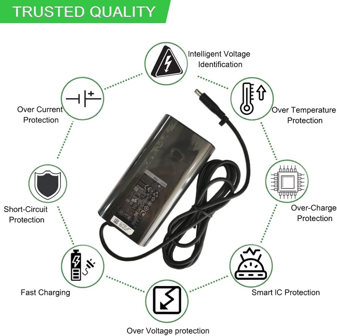 XITAIAN 19.5V 4.62A 90W LA90PM130 Adapter Netzteil Ladegerät Ersatz für Dell Latitude E6520 E6530 E7