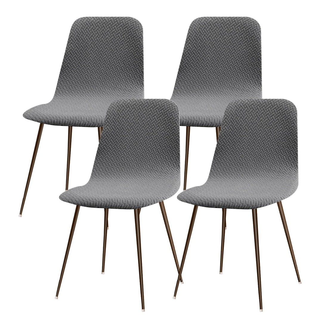 Stuhlhussen 4er Esszimmer Strech Stuhlhussen für Esszimmerstühle Universal Waschbar Bezug Stuhlhusse