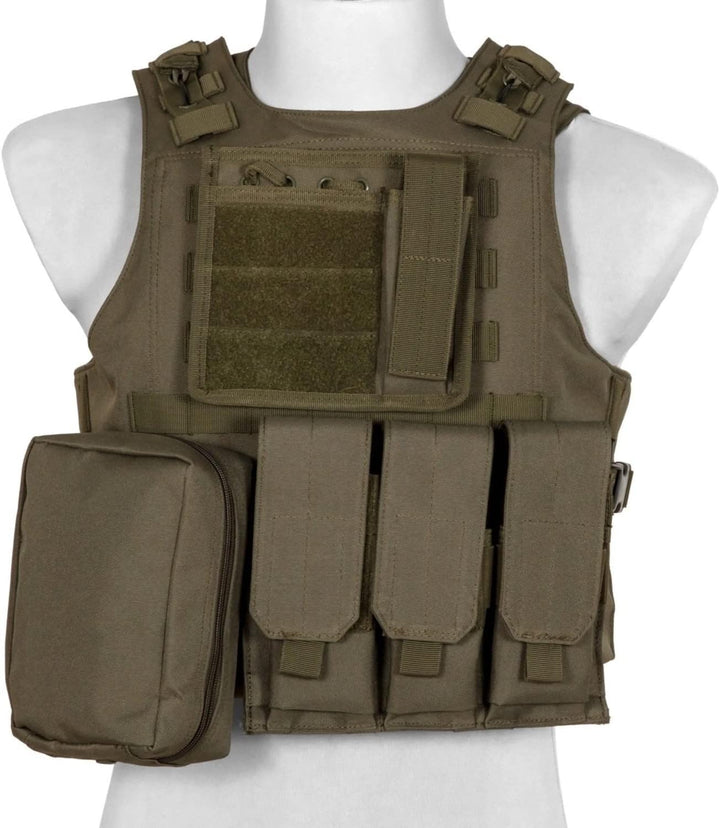 Gunfire Tactical FSBE Tactical Vest Universelle Grösse Olive, Universelle Grösse Olive