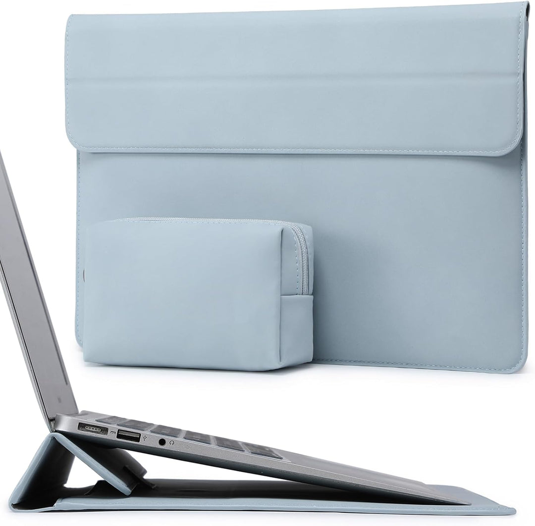 HYZUO 13 Zoll Laptop Hülle mit Standfunktion für 2025-2018 MacBook Air 13 M4 M3 M2 M1, 2025-2016 Mac