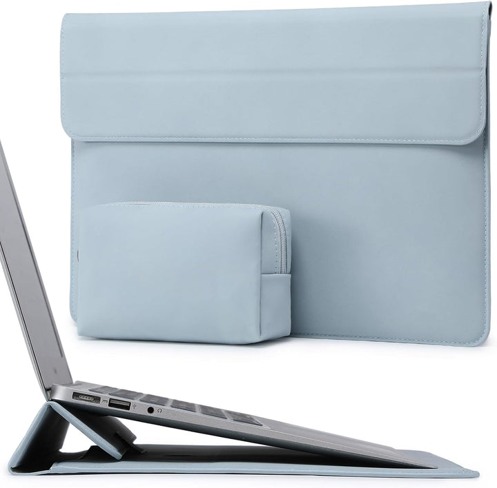 HYZUO 13 Zoll Laptop Hülle mit Standfunktion für 2025-2018 MacBook Air 13 M4 M3 M2 M1, 2025-2016 Mac