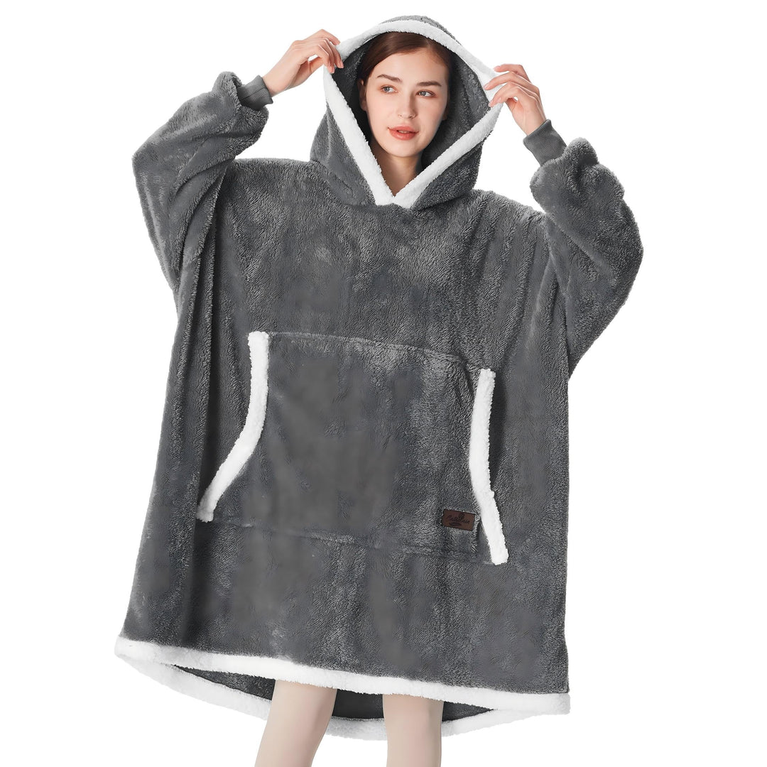 Catalonia Classy Decke mit Ärmel Oversize Hoodie Kuscheldecke-Kuscheldecke Zum Anziehen mit Ärmeln u