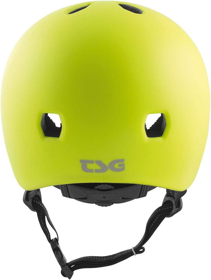 TSG Meta Solid Color Halbschalenhelm, satin acid yellow