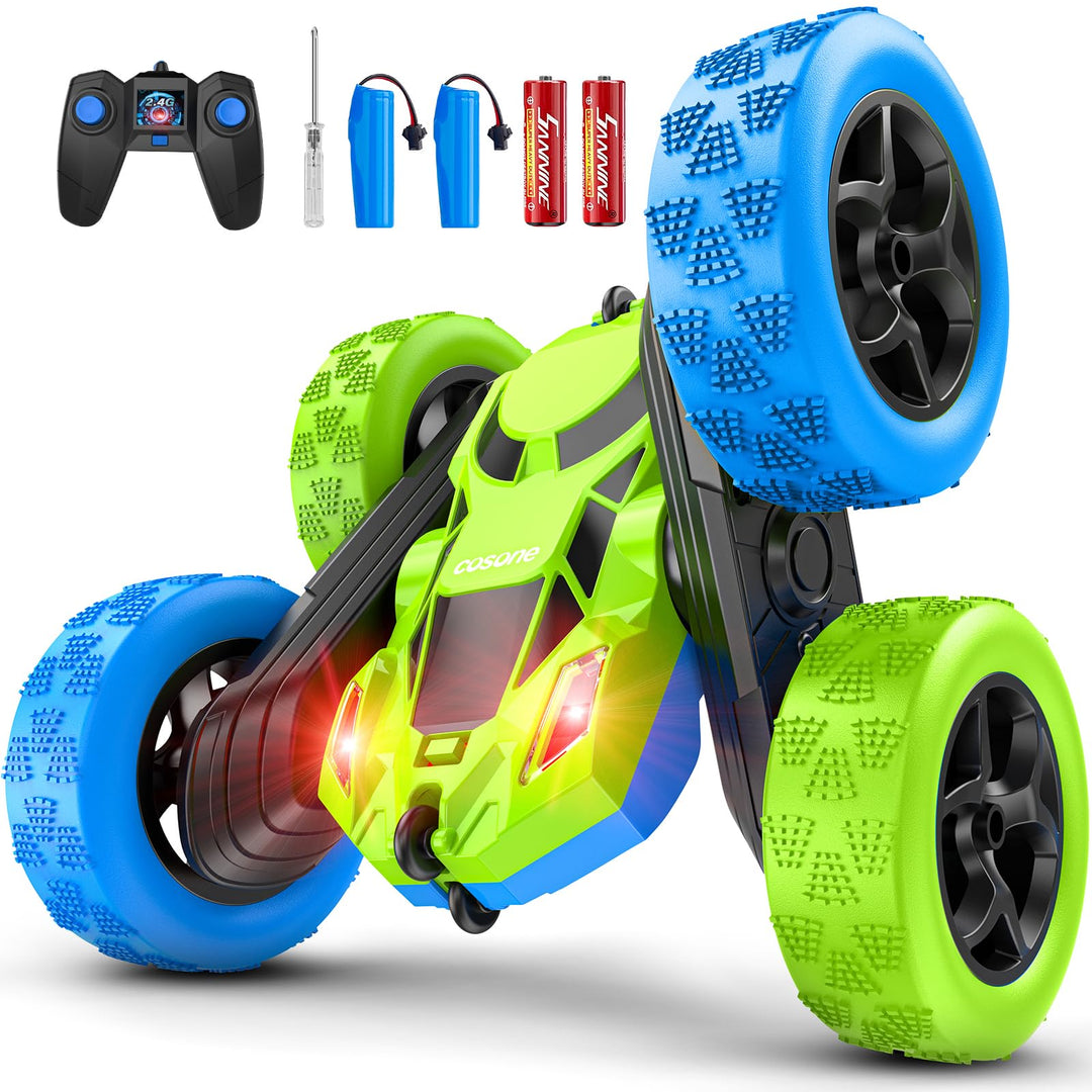 cosone Ferngesteuerte Autos, 2,4 GHz Ferngesteuertes Autospielzeug mit Scheinwerfern, Allrad Offroad