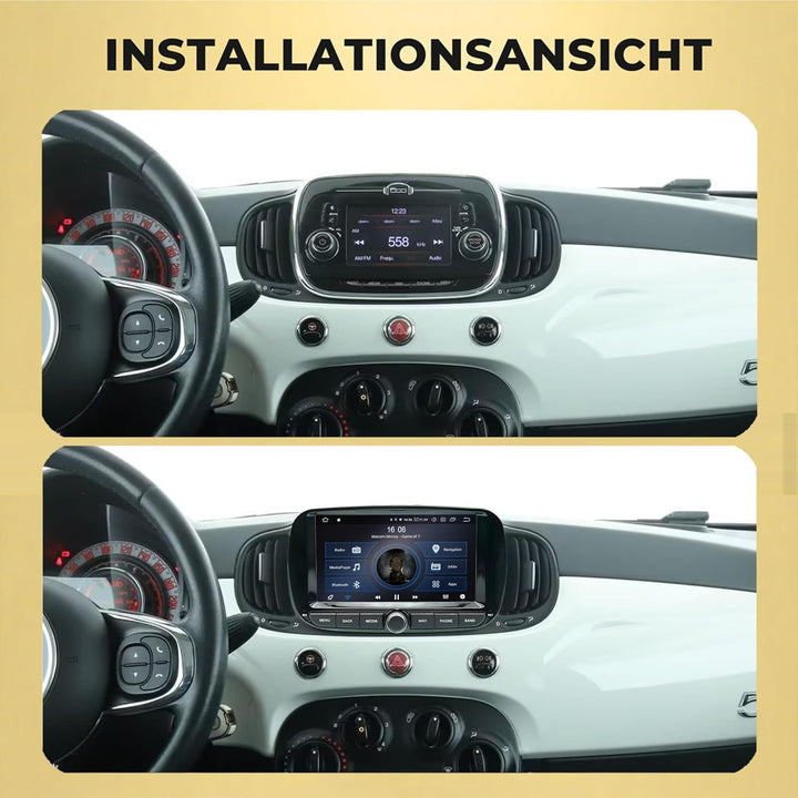 M.I.C. AFI73-L2 Android 14 Autoradio mit Navigation: MediaTek MT6765V, 4GB+64GB, 7 Zoll QLED Display