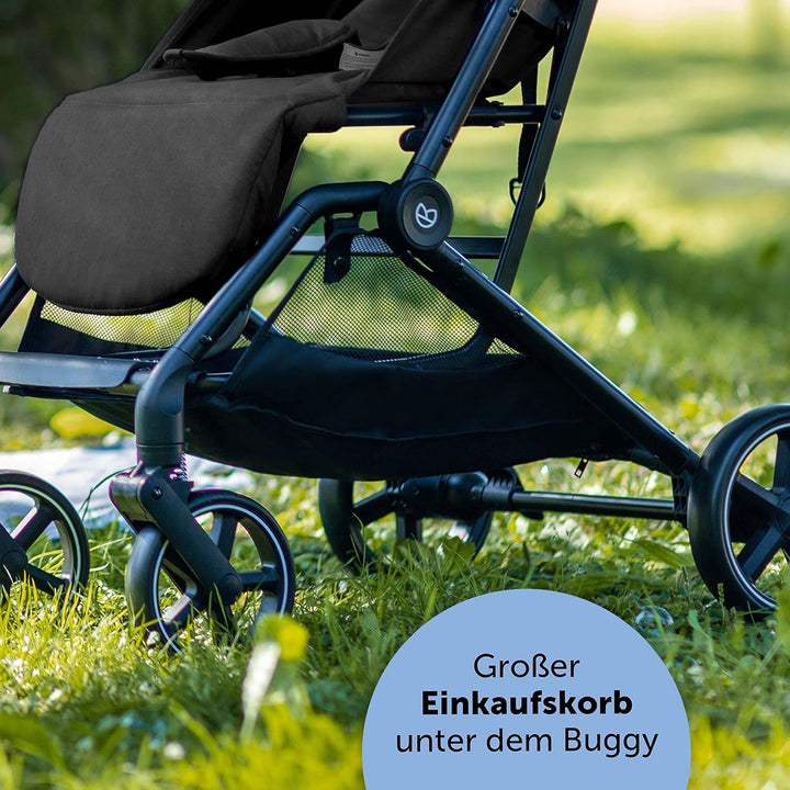 Bergsteiger Manhattan Buggy bis 15 kg, Reisebuggy mit Liegefunktion, Leichter und kompakter Sportwag