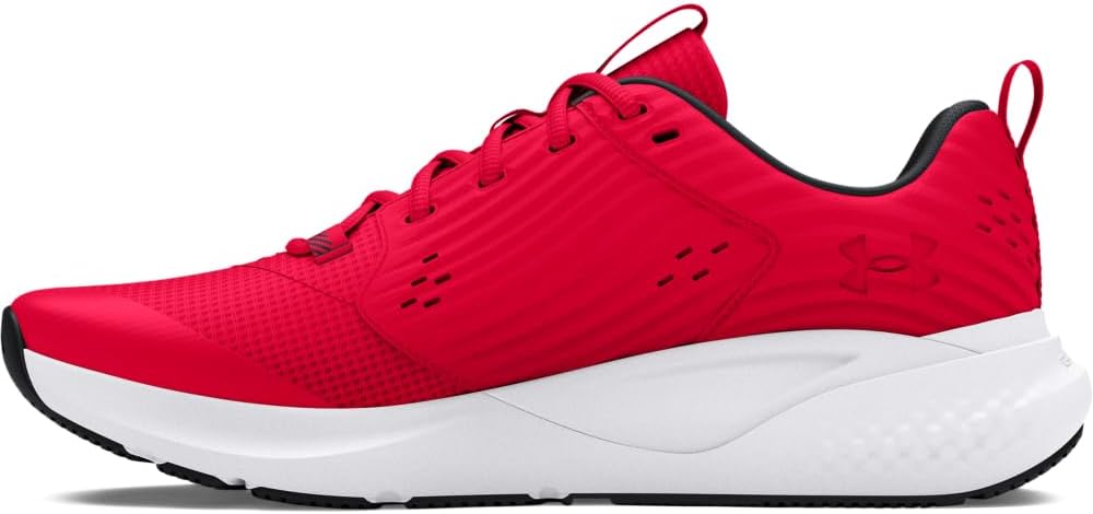 Under Armour Men's Ua Charged Commit Tr 4 Cross Trainer 44.5 EU 601 Rot Weiss Schwarz, 44.5 EU 601 R