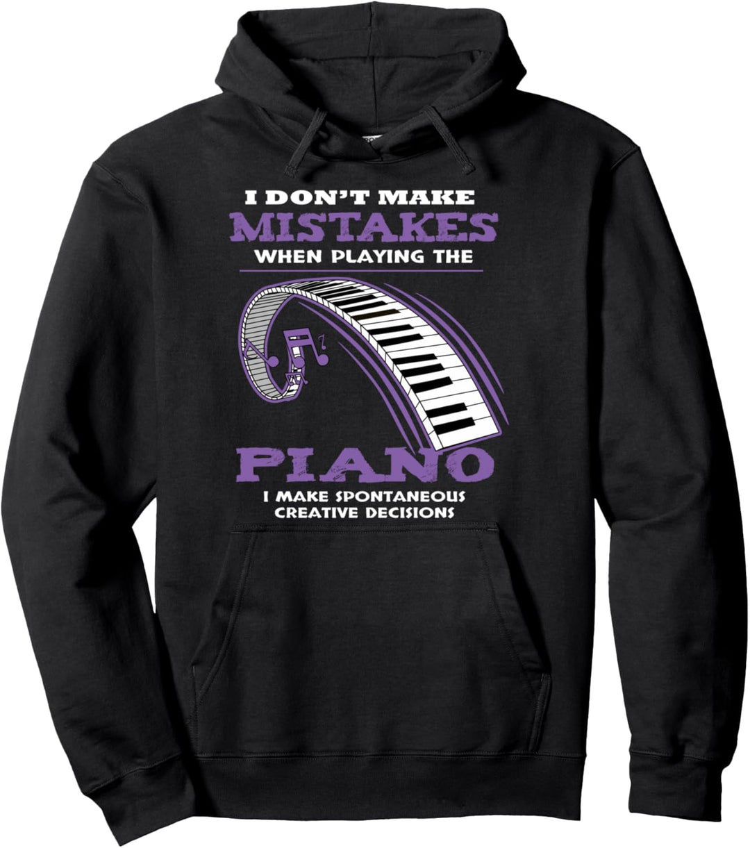 Klavier Musiker Keyboard Musikinstrumente Pullover Hoodie