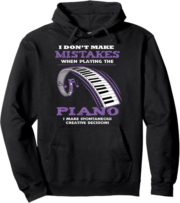 Klavier Musiker Keyboard Musikinstrumente Pullover Hoodie