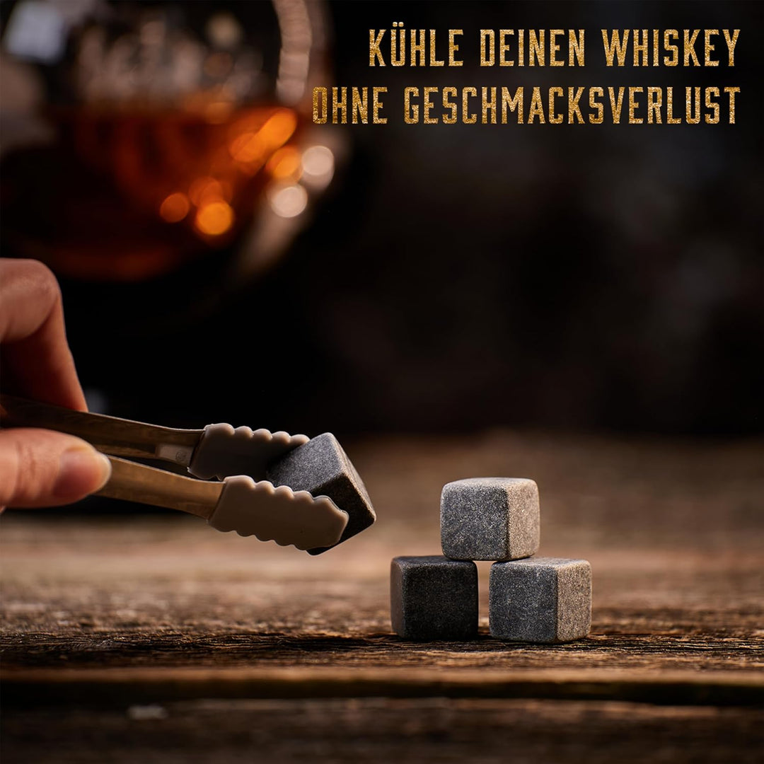 WHISISKEY Whisky Karaffe Set - Whiskey Geschenkset - Geschenke für Männer - Männergeschenke Geschenk