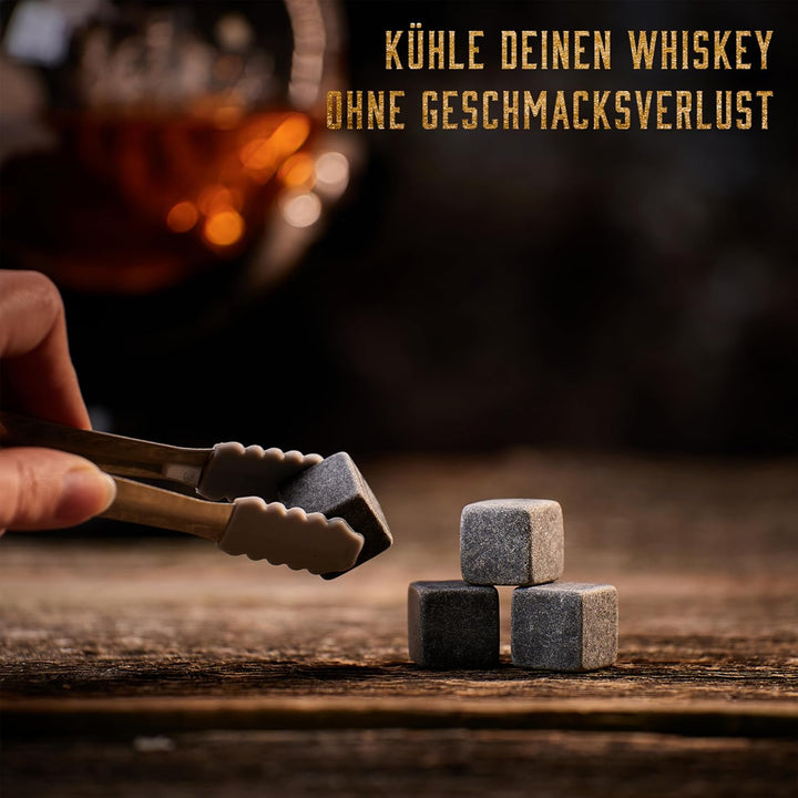 WHISISKEY Whisky Karaffe Set - Whiskey Geschenkset - Geschenke für Männer - Männergeschenke Geschenk