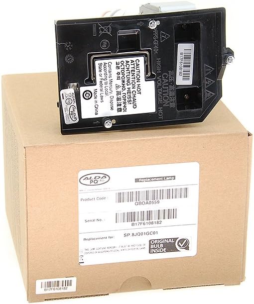 Alda PQ Professionell, Beamerlampe kompatibel mit SP.8JQ01GC01, BL-FP230G für OPTOMA EW695UT, EW695U