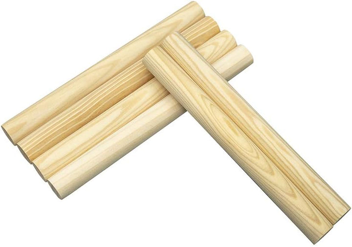 Carromco Kubb Wikingerschach Odin-M, aus Kiefernholz mit rotem König, wetterfester Tasche, Outdoor S