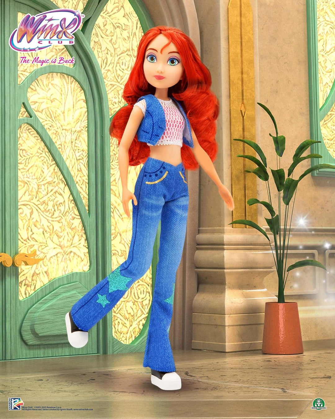 Winx Iconic Doll – Bloom with Signature Outfit & Articulated Joints – Classic 27cm Fashion Doll with