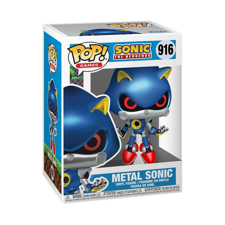 Funko POP! Games: Sonic The Hedgehog - Metal Sonic The Hedgehog - Sonic The Hedgehog - Vinyl-Sammelf