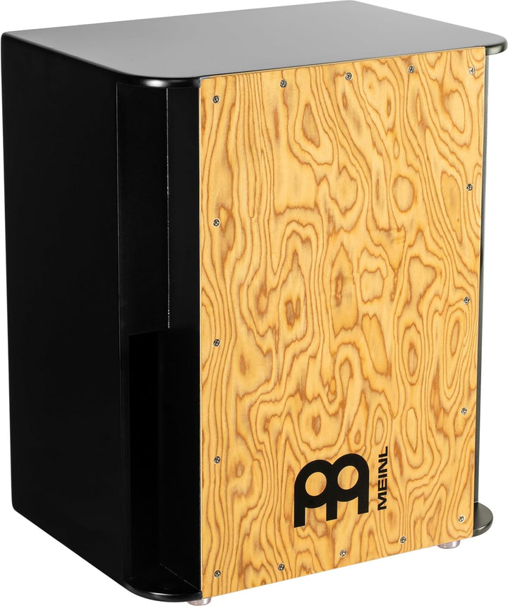 Meinl Percussion Vertical Subwoofer Cajon - Trommelkiste mit Snare und extrem tiefem Bass - Maple Fr