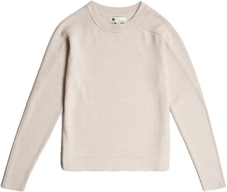 G-STAR Damen Core r Knit wmn XS Weiss (Whitebait D27712-b692-1603), XS Weiss (Whitebait D27712-b692-
