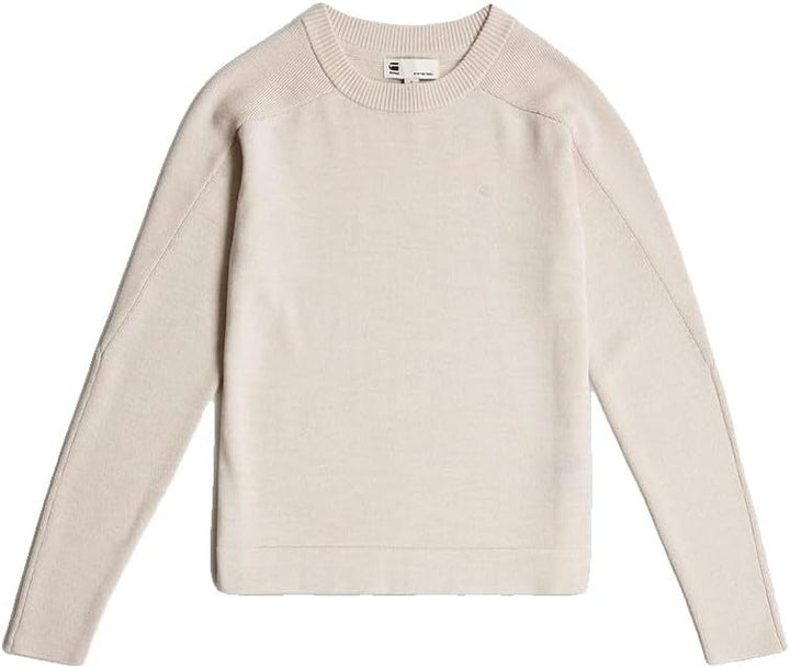 G-STAR Damen Core r Knit wmn XS Weiss (Whitebait D27712-b692-1603), XS Weiss (Whitebait D27712-b692-