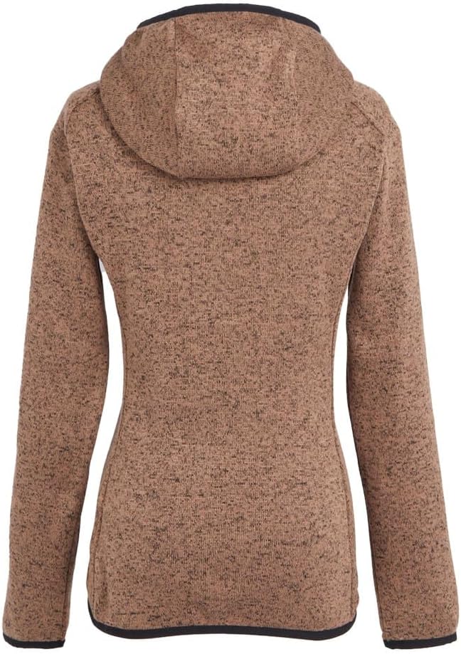 Regatta Damen Women's Newhill Hooded Fleece, Warm Taupe