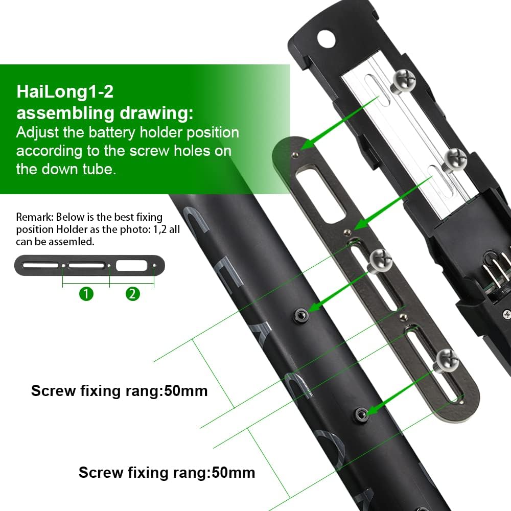 YOSE POWER Hailong Battery Halterung für Hailong Akku