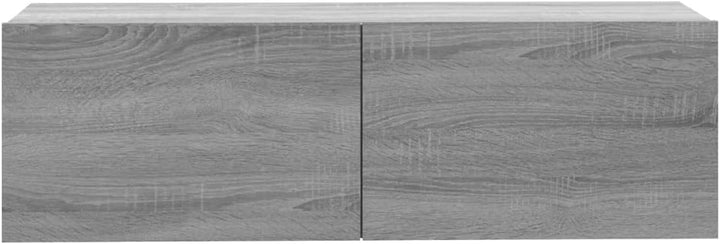 Festnight TV Wandboard Hängend Grau Sonoma TV-Wandschrank Lowboard Hangend Hängeschränke Hänge TV Bo