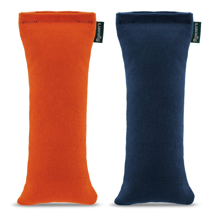 Romneys Welpen-Dummy, ca. 250g (Orange + Blau), Orange + Blau