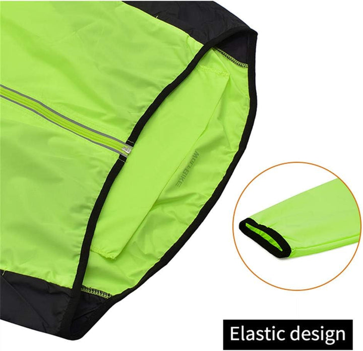 WOSAWE Herren-Fahrradjacke Winddichte wasserdichte MTB Mountainbike Jacket Für Radfahren, Joggen & W