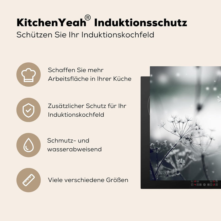 Herdabdeckplatte Einteilig Herdabdeckung Abdeckplatte für Ceranfeld Abdeckung Induktionskochfeld Auf