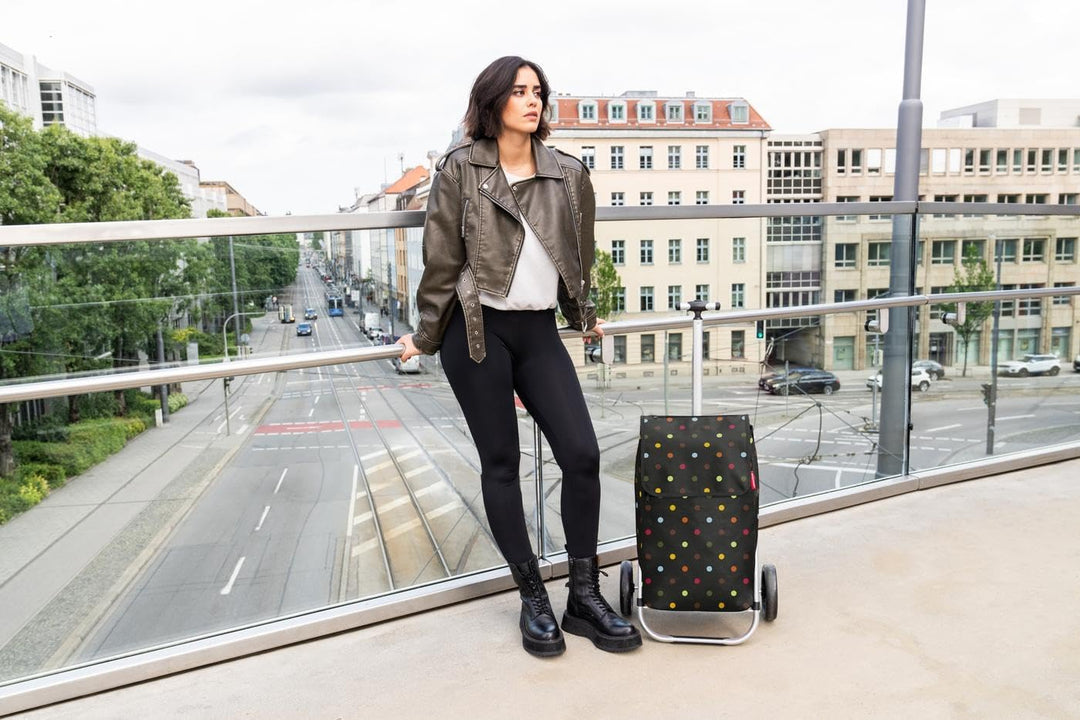 reisenthel Shopping Trolley dots - Leichter, geräumiger Shopping Trolley für den Wocheneinkauf