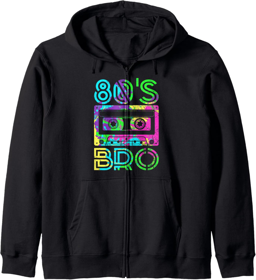 This Is My 80s Bro Costume 80's Party Cassette Tape Kapuzenjacke