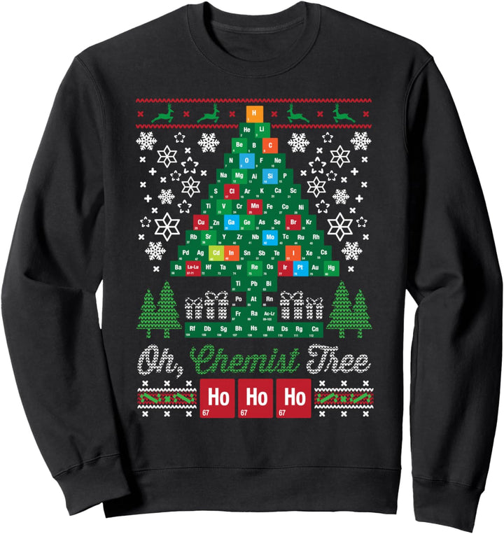 Oh Chemist Tree Merry Christmas Chemistree Sweatshirt