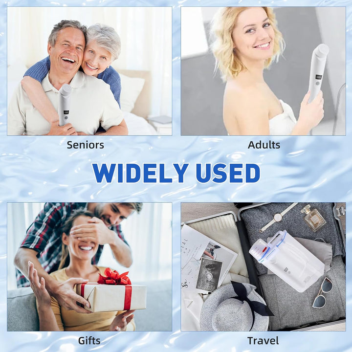 Portable Bidet, 2.5L Elektrisch Bidet, Reise Bidet Handbrause für Toilette Outdoor, Camping Flasche