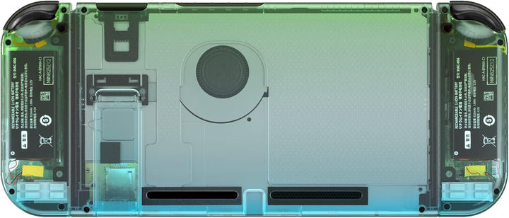 eXtremeRate Hülle Case für Nintendo Switch Joycon/Konsole, Rückgehäuse&Kickstand für Switch Console,