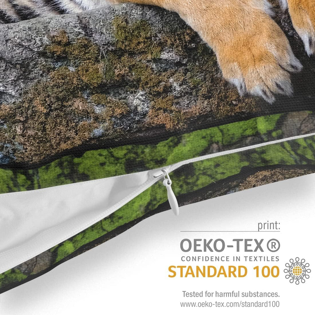 VOID Tiger Dschungel Kissenbezug Kissenhülle Sofakissen Kissen Deko Outdoor-Kissen Dekokissen, Kisse