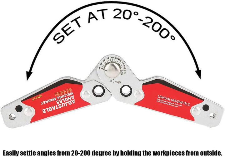 Winkel Schweisshalter, verstellbarer Magnet Magnetischer Schweisshalter Schweisserwerkzeugzubehör (2