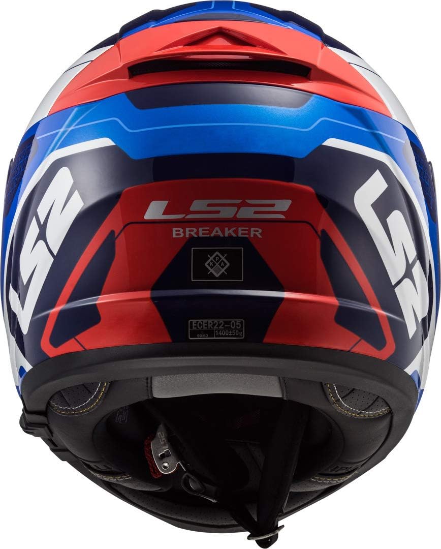 LS2 Herren NC Motorrad Helm, Blau/Weiss/Rot, S S Blau/Weiss/Rot, S Blau/Weiss/Rot