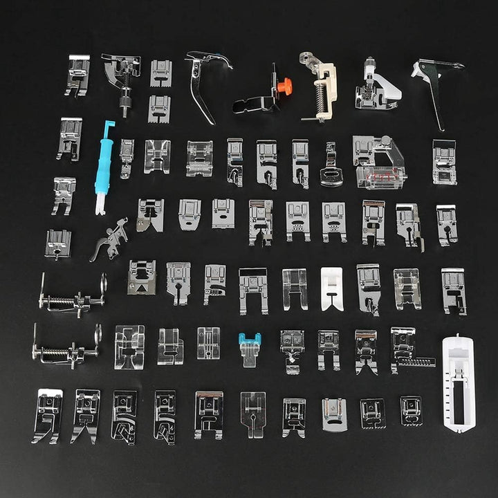 62pcs Multifunktionsnähmaschine Teile Nähfüsse Kit
