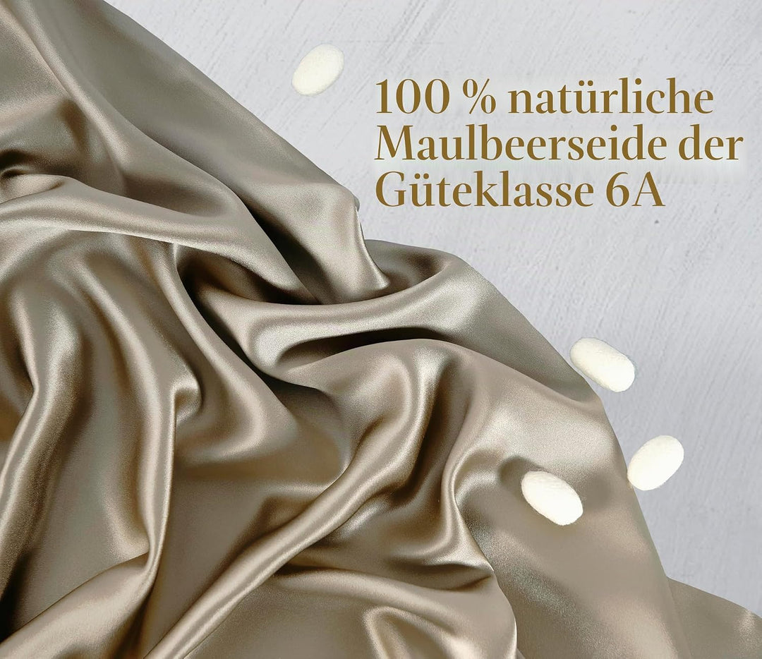 zimasilk Kissenbezug, 100% Mulberry-Seide, 19 Momme Seide, für Haut und Haar, auf beiden Seiten, 1 S