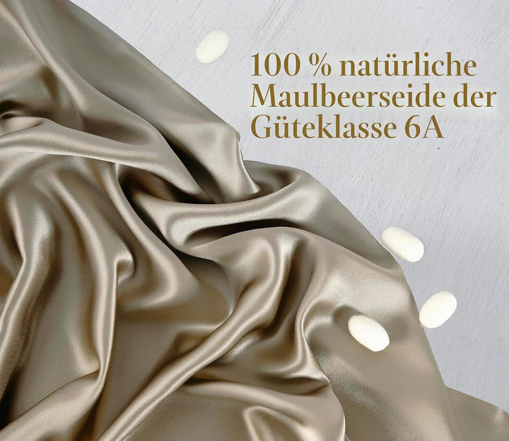 zimasilk Kissenbezug, 100% Mulberry-Seide, 19 Momme Seide, für Haut und Haar, auf beiden Seiten, 1 S