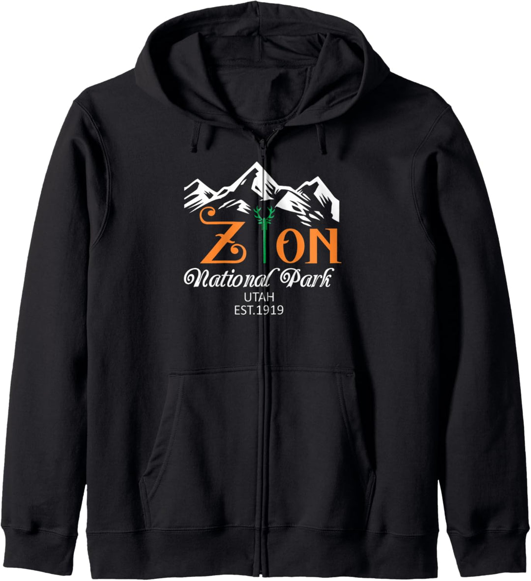 Zion National Park T Shirt Utah Hiking Trekking mountain Kapuzenjacke