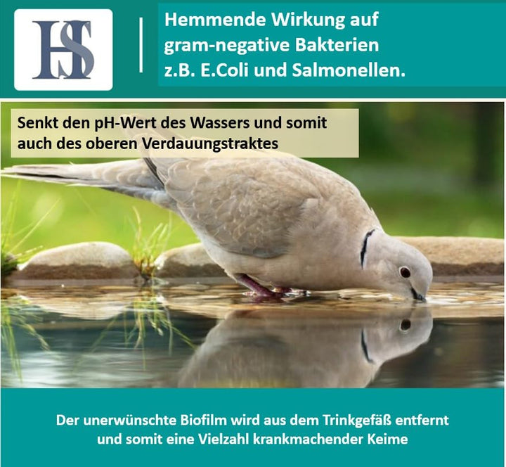 H&S Soft Acid IV+E 1000ml - Trinkwasserzusatz u.a. gegen E.Coli und Salmonellen bei Geflügel & Taube